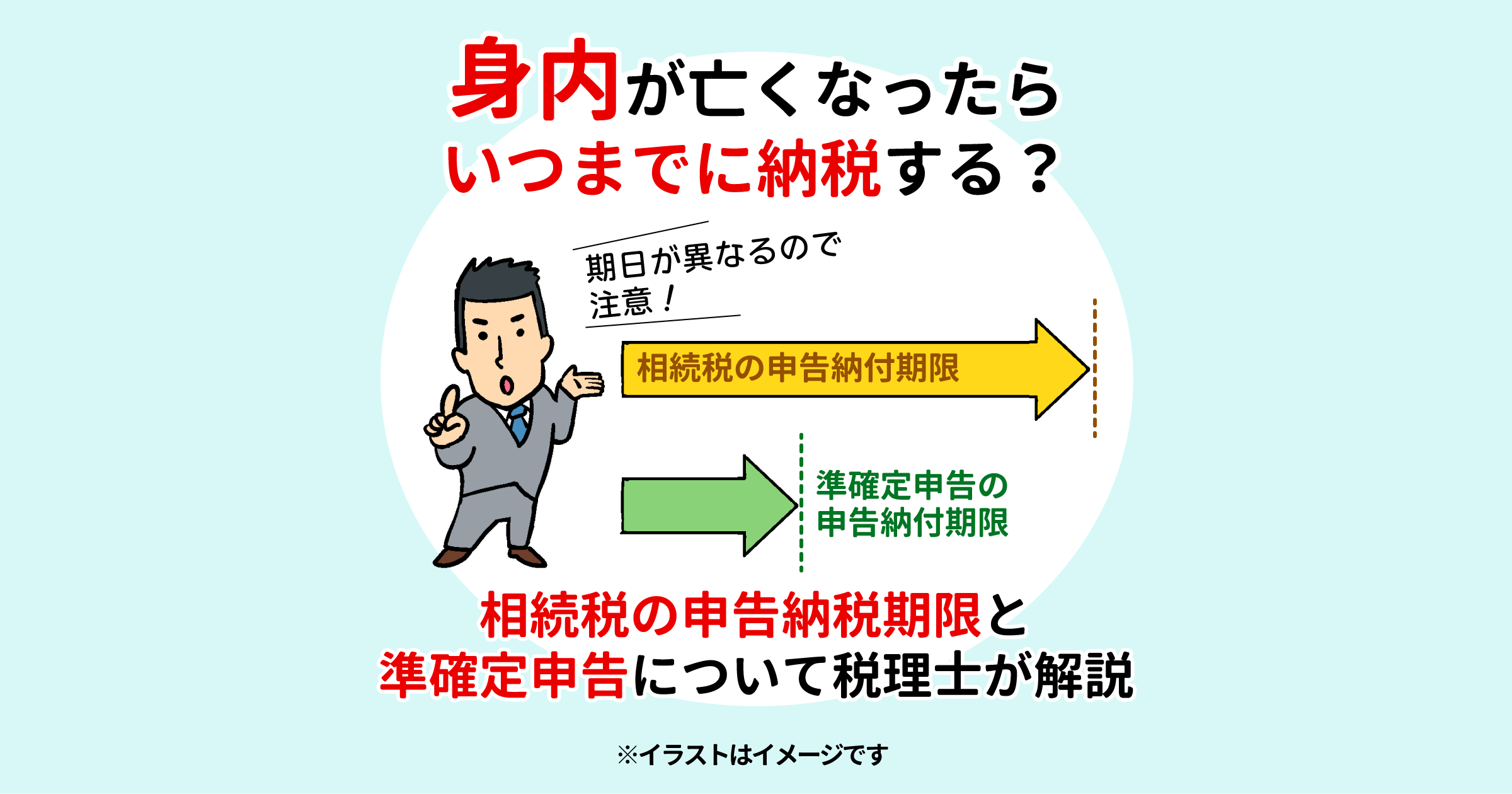 身内が亡くなったらいつまでに納税する？相続税の申告納税期限と準確定申告について税理士が解説