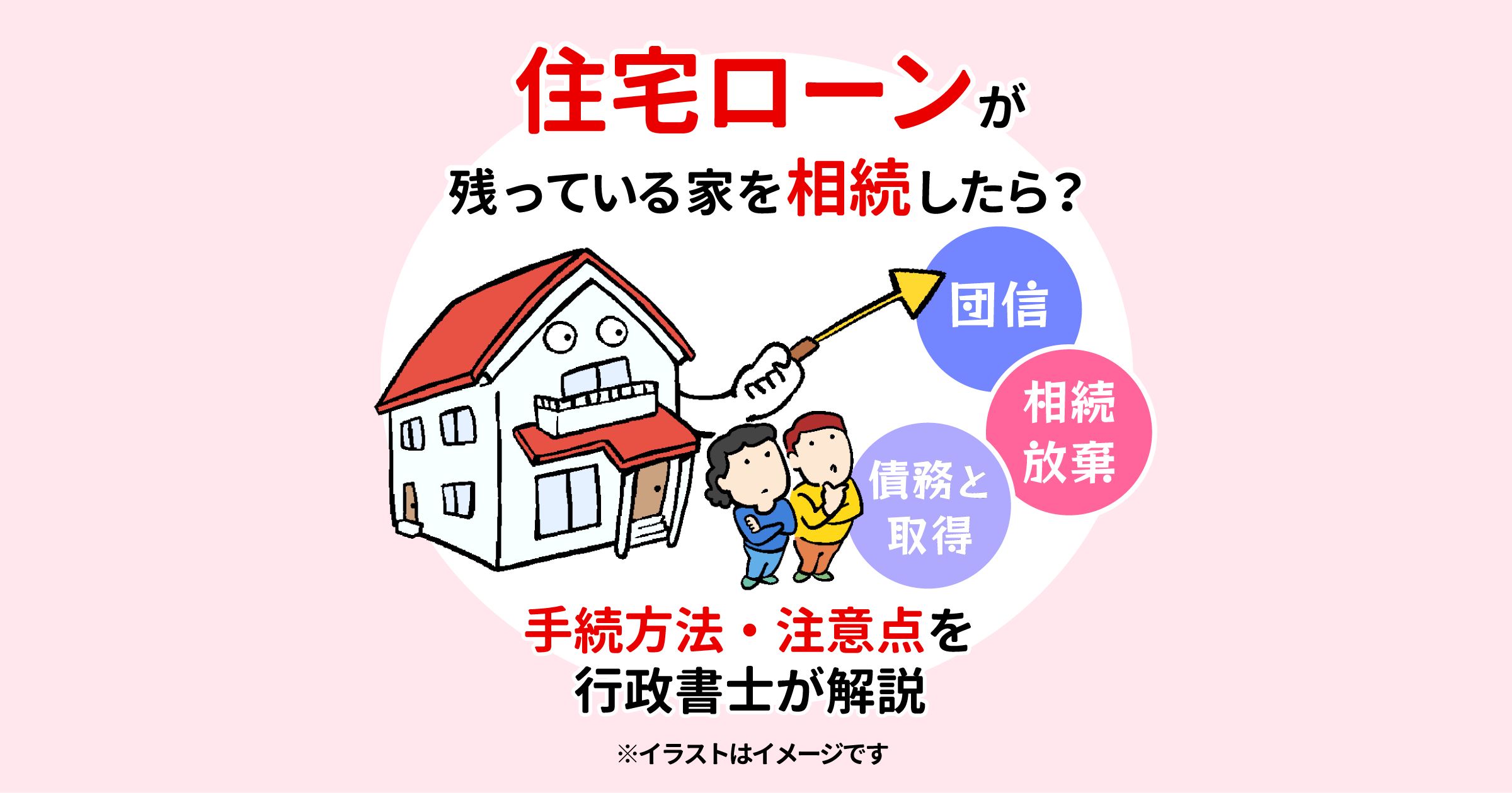 住宅ローンが残っている家を相続したら？手続方法・注意点を行政書士が解説